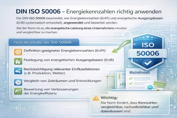 DIN ISO 50006 – Energiekennzahlen richtig anwenden