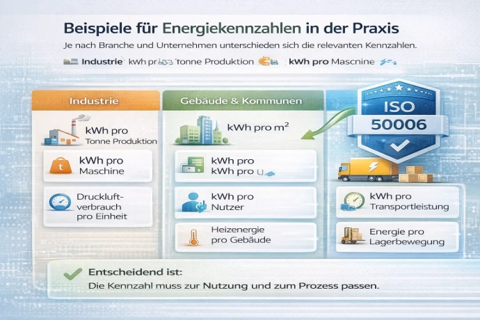 Beispiele für Energiekennzahlen in der Praxis