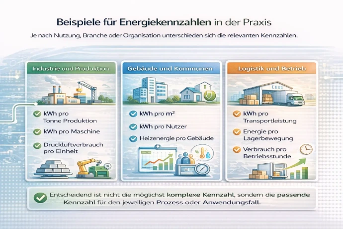 Beispiele für Energiekennzahlen in der Praxis
