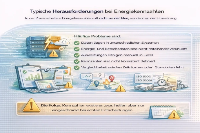 Typische Herausforderungen bei Energiekennzahlen