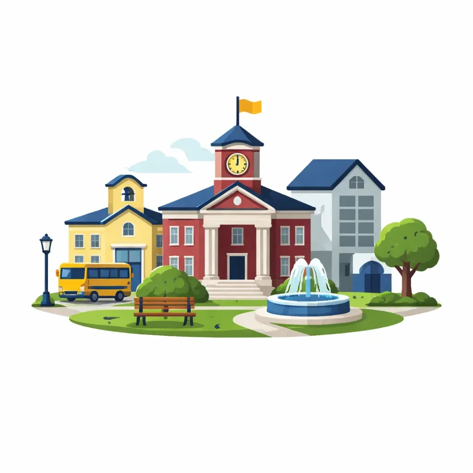 Kommunale Gebäude und Liegenschaften