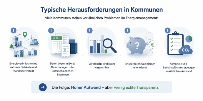 Typische Herausforderungen in Kommunen