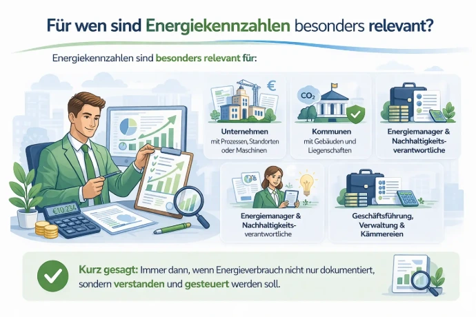 Energiekkennzahlen in der Unternehmensführung