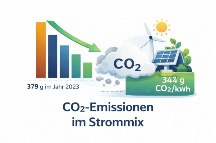 CO2 Emissionen im Strommix