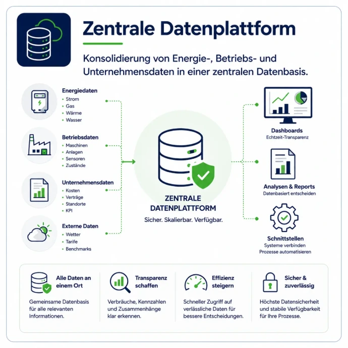 Zentrale Datenplattform für Unternehmen