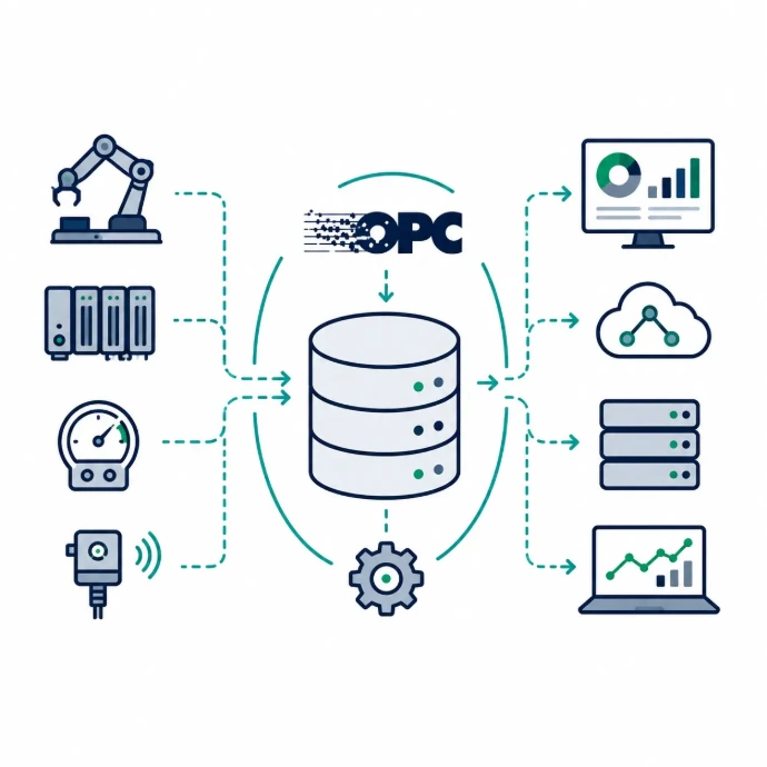 Industrie-Datenfluss und Analyse-System