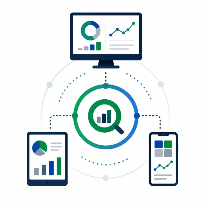 Datenanalyse-Hub mit verbundenen Geräten