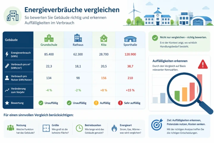 Energieverbräuche vergleichen